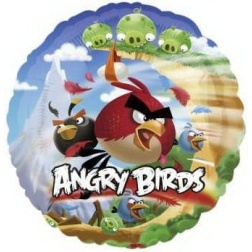 Balón fóliový Angry Birds, 45cm