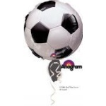Balón fóliový Futbalová lopta modrá, 45cm