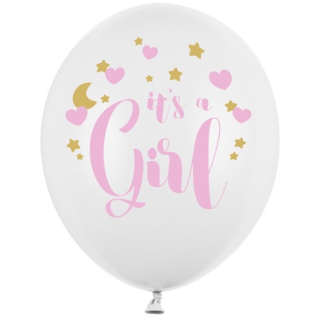 Balón Its a Girl ružový, 30cm, 1ks