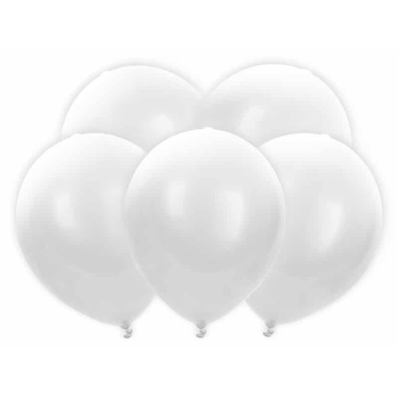 Balón LED svietiace biele, 30cm, 5ks