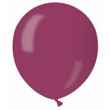Balón metalický bordový, 13cm, 1ks