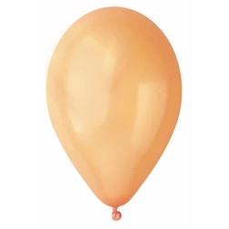 Balón metalický lososový, 26cm, 1ks
