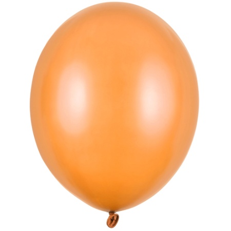 Balón metalický oranžový, 30cm, 1ks