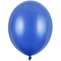 Balón metalický tmavomodrý, 30cm, 1ks