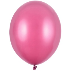 Balón metalický tmavoružový, 30cm, 1ks