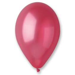 Balón metalický višňový, 26cm, 1ks