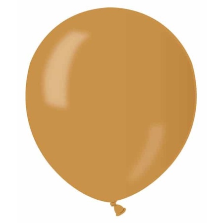 Balón metalický zlatý, 13cm, 1ks