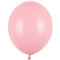 Balón pastelový bledoružový, 23cm, 1ks