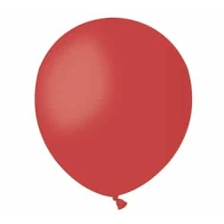 Balón pastelový červený, 13cm, 1ks