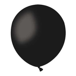 Balón pastelový čierny, 13cm, 1ks