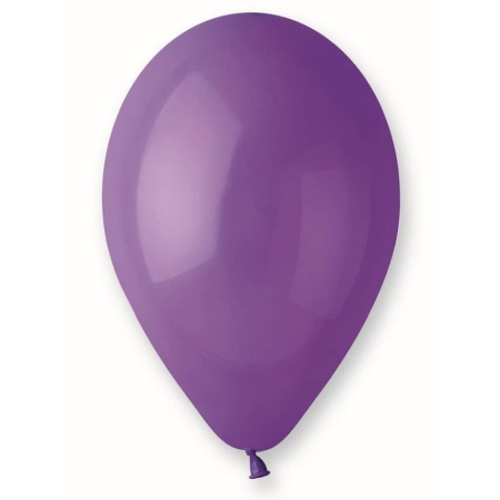 Balón pastelový fialový, 30cm, 1ks