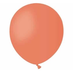 Balón pastelový oranžový, 13cm, 1ks