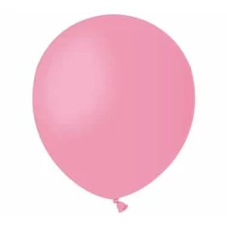 Balón pastelový ružový, 13cm, 1ks