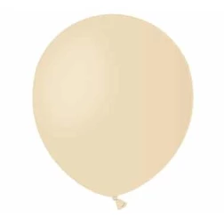 Balón pastelový slonová kosť, 13cm, 1ks