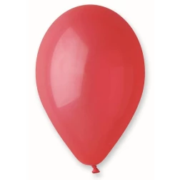 Balón pastelový tmavočervený, 26cm, 1ks