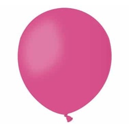 Balón pastelový tmavoružový, 13cm, 1ks