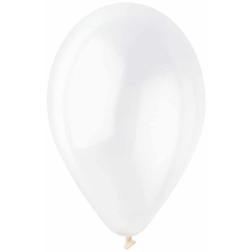 Balón pastelový trasparentný, 26cm, 1ks