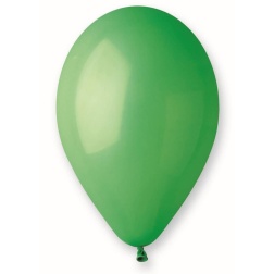 Balón pastelový zelený, 26cm, 1ks