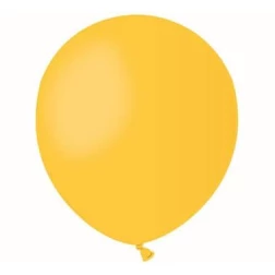 Balón pastelový žltý, 13cm, 1ks