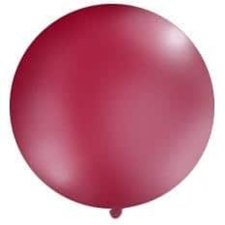 Balón veľký pastelový bordový, 100cm