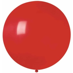Balón veľký pastelový červený, 80cm