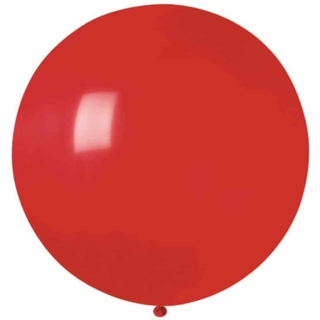 Balón veľký pastelový červený, 80cm