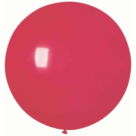 Balón veľký pastelový červerný, 85cm