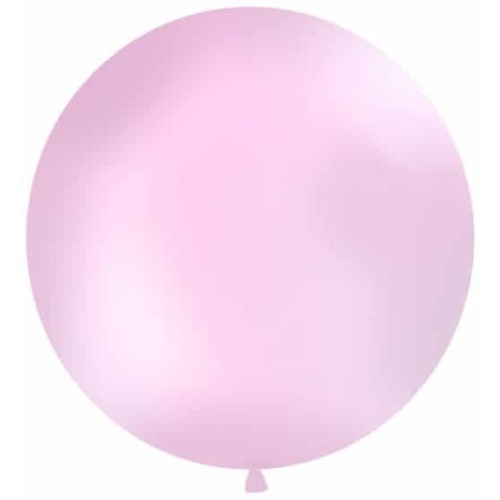 Balón veľký pastelový ružový, 100cm