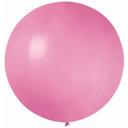 Balón veľký pastelový ružový, 80cm
