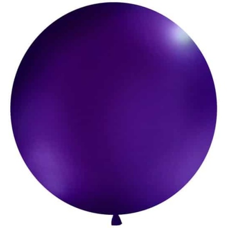 Balón veľký pastelový tmavofialový, 100cm