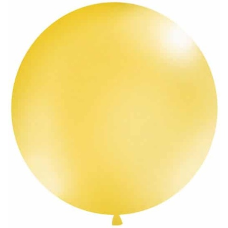 Balón veľký pastelový zlatý, 100cm