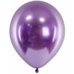 Balóny chrómové fialové, 30cm, 1ks