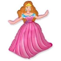 Fóliový balón Princess, 35 cm Fóliový balón Princess, 35 cm