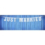 Girlanda JUST MARRIED, 16x170cm, 1ks