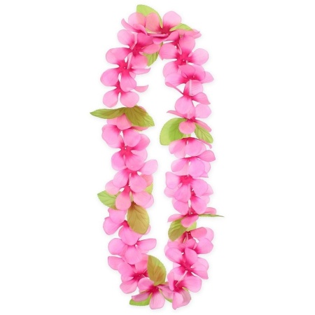 Havajský náhrdelník ružový, 120cm
