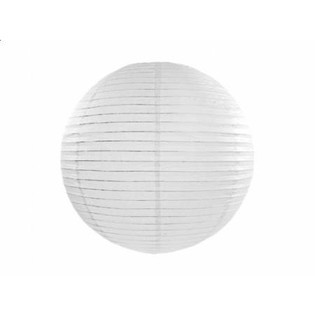 Lampión dekoračný guľa biely, 35cm