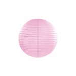 Lampión dekoračný guľa ružový, 20cm