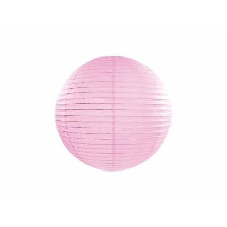 Lampión dekoračný guľa ružový, 20cm