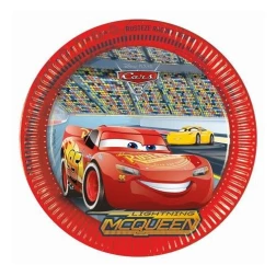 Papierové taniere Cars 3, 23cm, 8ks