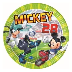 Papierové taniere Mickey Mouse, 23cm, 8ks