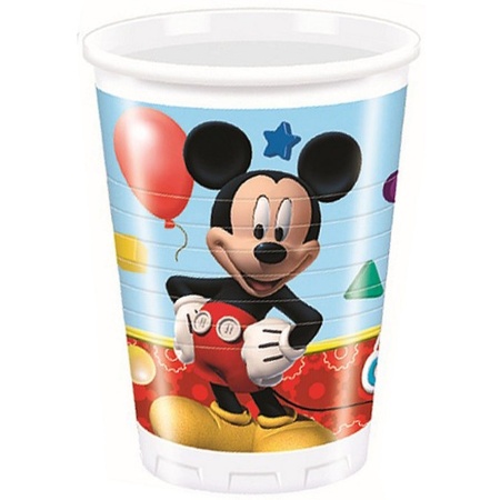 Plastové poháre Mickey Mouse, 200ml, 8ks