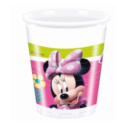 Plastové poháre Minnie Mouse, 8ks