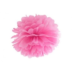 POM POM papierový tissue ružový, 35cm