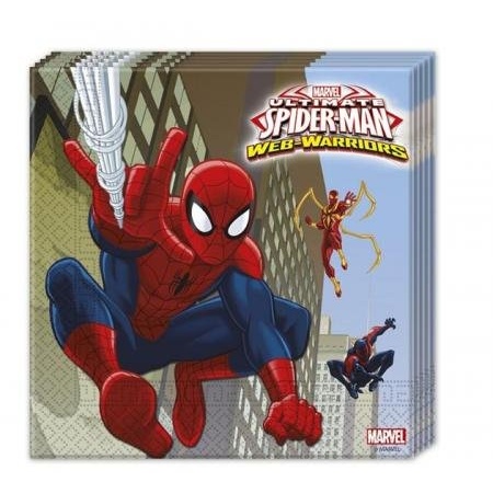 Servítky Spiderman, 20ks