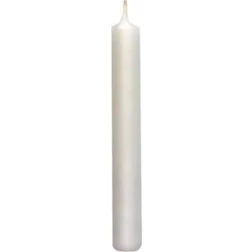Sviečky do lampiónov biele, 100mm, 6ks