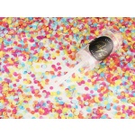 Vystreľovacie konfety PUSH POP, farebné