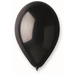 Balón pastelový čierny 30cm, 1ks