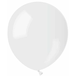 Balón pastelový transparentný, 13cm, 1ks