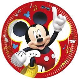 Papierové taniere Mickey Mouse, 23cm, 8ks