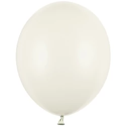 Balón pastelový krémový, 30cm, 1ks